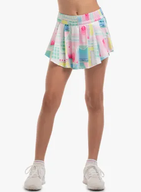 Girls Lucky In Love Deco Love Racquet Skort